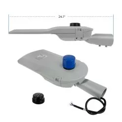 100W LED Roadway Light - 14,500 Lumens - Optional Dusk-To-Dawn Photocell - 250W MH Equivalent - Slipfitter Mount - 5000K -Lighting Decoration Store rwlr 50k100t2 1160 dims updated