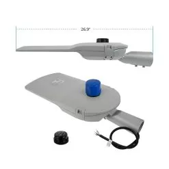 150W LED Roadway Light - 21,750 Lumens - Optional Dusk-To-Dawn Photocell - 400W MH Equivalent - Slipfitter Mount - 5000K -Lighting Decoration Store rwlr 50k150t2 1160 dims