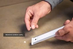 12" LED Under Cabinet Light Kit - 3-Piece - Tool-Free Install - Hands Free On/Off - 750 Lumens - 3000K/4000K -Lighting Decoration Store screw caps