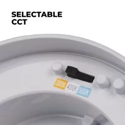 ETi 7" Selectable CCT LED Spin Light Downlight - 11W Flush Mount Ceiling Light - 810 Lumens -Lighting Decoration Store sl 7 81 802 sv n cct