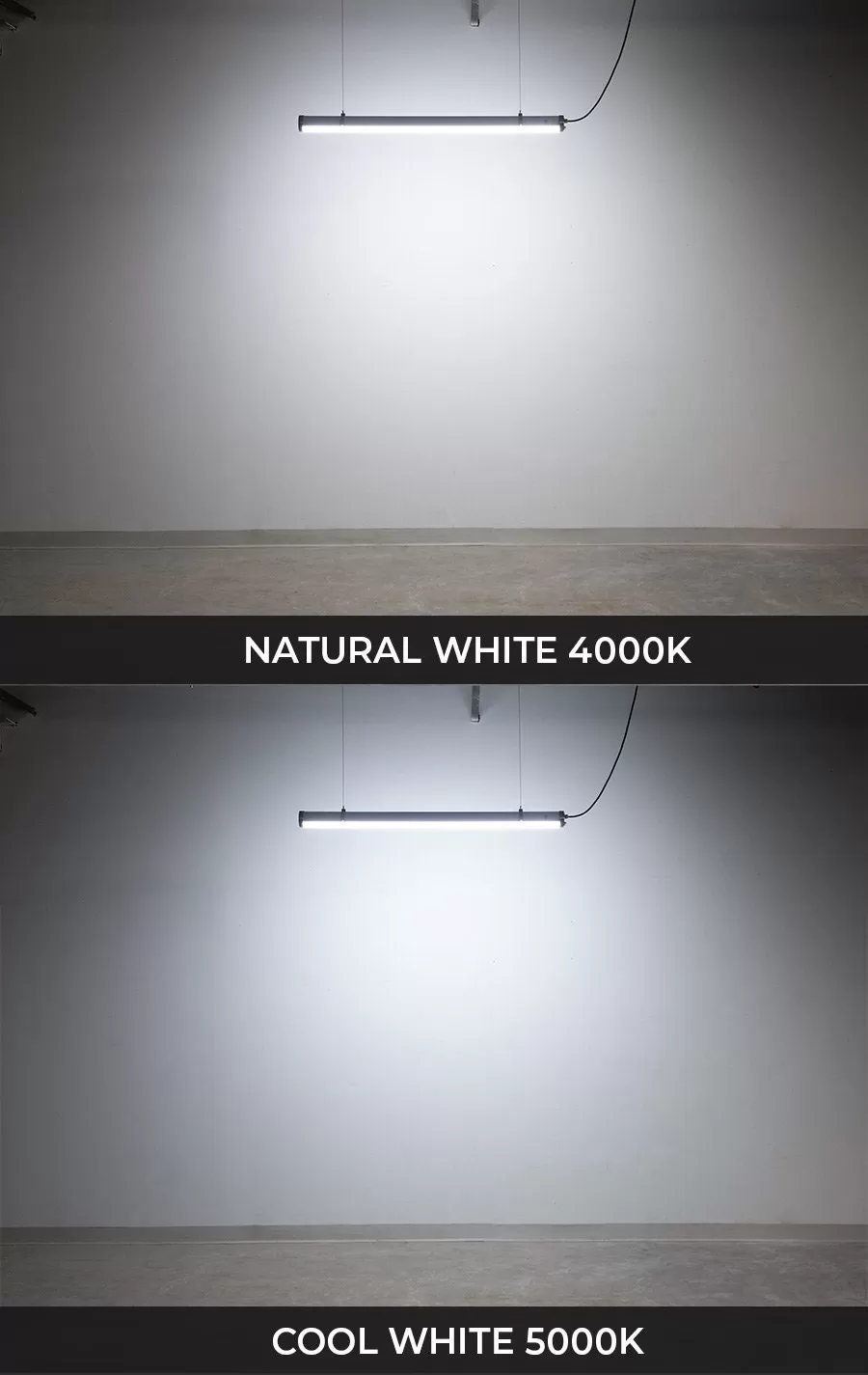 36W 4FT LED Washdown Light Fixture Tube - NSF Certified - Linkable - 5040 Lumens - 4000K - Single End 7 36W 4FT LED Washdown Light Fixture Tube - NSF Certified - Linkable - 5040 Lumens - 4000K - Single End - Image 7
