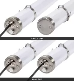 36W 4FT LED Washdown Light Fixture Tube - NSF Certified - Linkable - 5040 Lumens - 4000K - Single End 15 36W 4FT LED Washdown Light Fixture Tube - NSF Certified - Linkable - 5040 Lumens - 4000K - Single End -Lighting Decoration Store sl p69f4 36 x single dual end cap