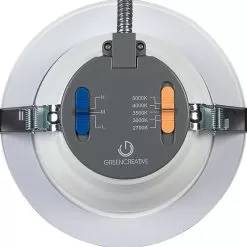 Green Creative 8" SelectFIT G2 LED Downlight - DualDim Technology - Selectable Wattage - Selectable CCT - 12W / 16W / 20W - 2700K / 3000K / 3500K / 4000K / 5000K -Lighting Decoration Store slft8 9cct5s dualdim back