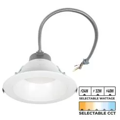 Green Creative 9.5" SelectFIT G2 LED Downlight - DualDim Technology - Selectable Wattage - Selectable CCT - 24W / 32W / 40W - 2700K / 3000K / 3500K / 4000K / 5000K