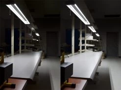 42W Linkable LED Shop Light - 4’ - LED Garage Light With Pull Chain - 4500 Lumens - 5000K/4000K -Lighting Decoration Store sllp nw4 42 test lab on over tables thirds comparison