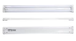 42W Linkable LED Shop Light - 4’ - LED Garage Light With Pull Chain - 4500 Lumens - 5000K/4000K -Lighting Decoration Store sllp xk4 42 anglesupdated