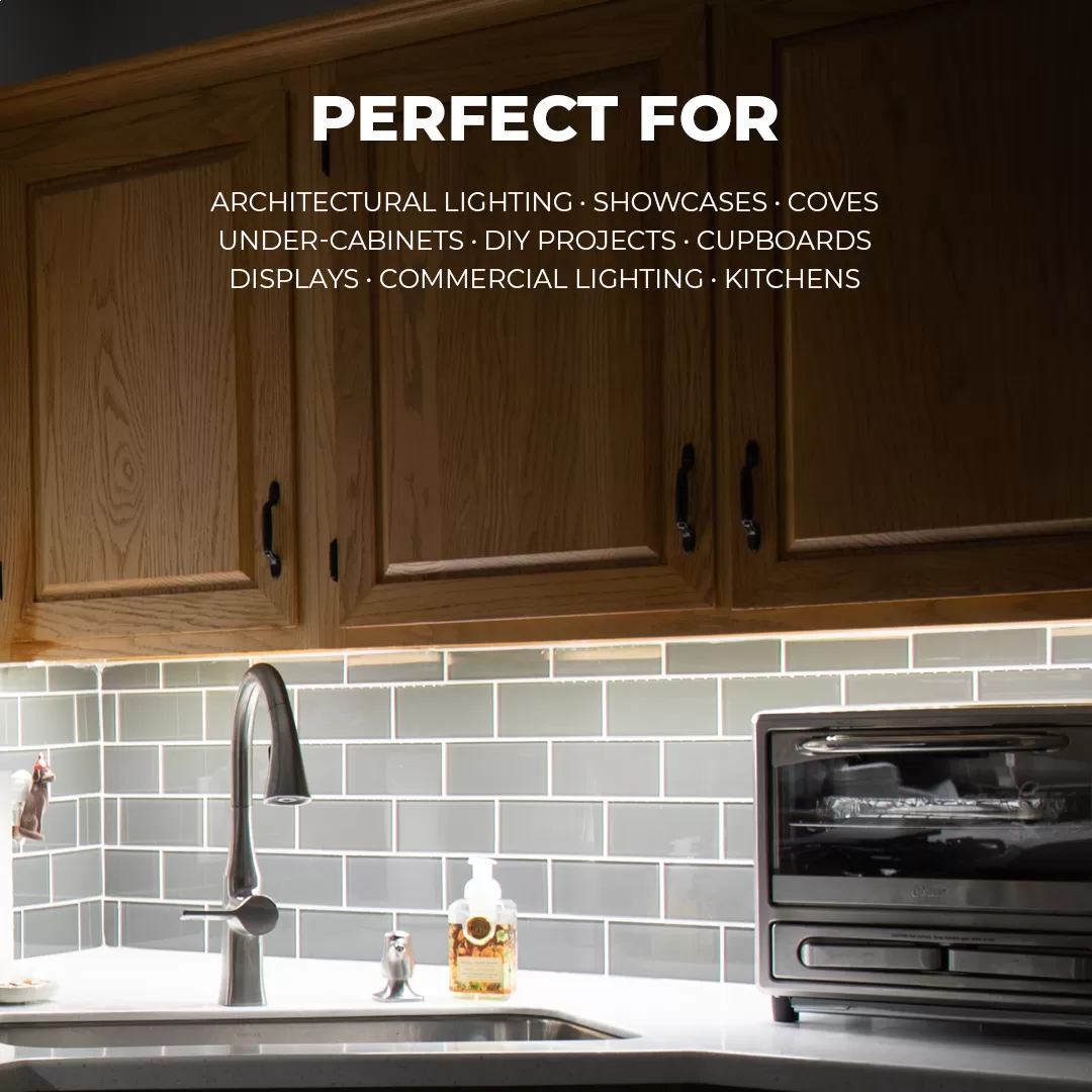 Tunable White LED Strip Light Kit - 5m White LED Tape Light - Wireless RF Remote 7 Tunable White LED Strip Light Kit - 5m White LED Tape Light - Wireless RF Remote - Image 7