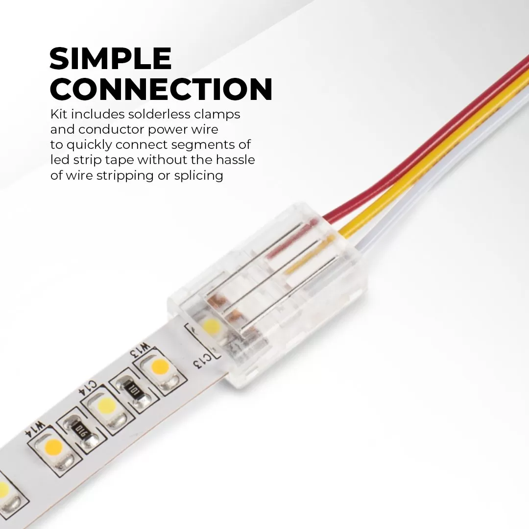 Tunable White LED Strip Light Kit - 5m White LED Tape Light - Wireless RF Remote 5 Tunable White LED Strip Light Kit - 5m White LED Tape Light - Wireless RF Remote - Image 5