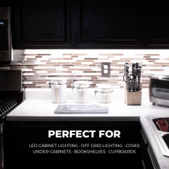 White LED Strip Lighting Kit - 5m Under Cabinet LED Tape Light - Wireless RF Controller - 150 Lm/ft - Cool White 6500K -Lighting Decoration Store stn 1 uc r1 perfect for