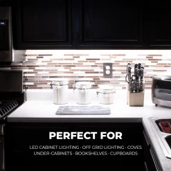Under Cabinet Smart LED Strip Lighting Kit - 5m LED Tape Light - Alexa / Google Assistant Compatible WiFi / Bluetooth Controller -Lighting Decoration Store stn 2 uc r1 perfect for