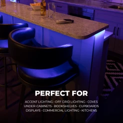 RGBW LED Strip Kit - Color Changing + White LED Tape Light - 5m - Wireless RF Remote -Lighting Decoration Store stn 3 uc r1 perfect for