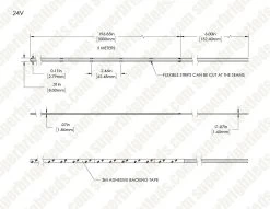 White LED COB Strip Light Kit With Bluetooth Controller - 2200K -Lighting Decoration Store stn a40k90 o32 08l5m 24v 1