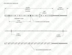 RGB LED Strip Light Kit - 5m Color-Changing LED Tape Light - 24V - Alexa / Google Assistant / Compatible Wi-Fi / Bluetooth Controller -Lighting Decoration Store stn crgb a3a 10a5m 24v 1