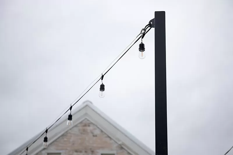 23' Outdoor Patio String Lights With 10 LED Filament Bulbs - Suspended Sockets - 2200K/2700K 6 23' Outdoor Patio String Lights With 10 LED Filament Bulbs - Suspended Sockets - 2200K/2700K - Image 6