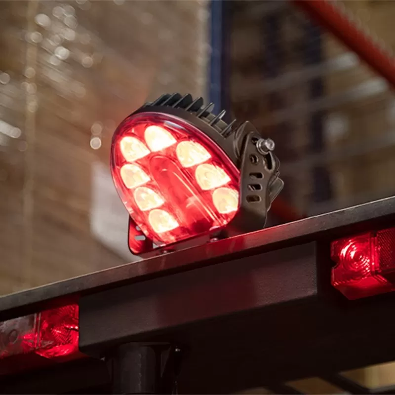 LED Forklift Safety Light - Pedestrian Warning Light With Arc Beam Pattern 4 LED Forklift Safety Light - Pedestrian Warning Light With Arc Beam Pattern - Image 4