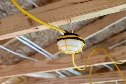 55W LED Temporary String Work Light - 50' Run - 7500 Lumens - 5000K -Lighting Decoration Store tc tsl 13w 50k 5 close up off 1