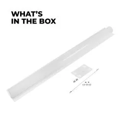 TCP 18W LED General Purpose Strip Retrofit Kit - 4' - 2,340 Lumens - 5000K -Lighting Decoration Store tcpgpr4uzdb850k box