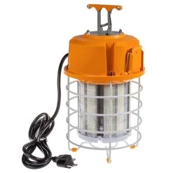 100W LED Temporary High Bay - Linkable LED Area Work Light Fixture - 320W Equivalent - 12500 Lumens - 5000K - 5000K Cool White