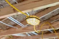 125W LED Temporary String Work Light - 50' Run - 15,325 Lumens - 5000K -Lighting Decoration Store tjsl 50k24 5 app construction