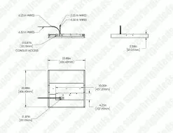 2x2 Recessed LED Troffer Light - Selectable Wattage And CCT - Up To 4,445 Lumens - 25W / 30W / 35W - 3500K / 4000K / 5000K -Lighting Decoration Store tlfd sw3c22 835