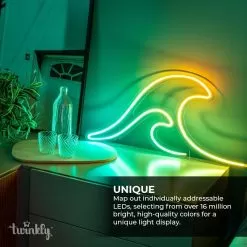 Twinkly Flex - RGB Flexible LED Light Tube - Neon Tube Alternative - App-Controlled - 10ft -Lighting Decoration Store twfl300stw wus 3