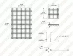 Twinkly Squares - Combo Pack - App-Controlled LED Panels - RGB Pixels - 1 Master Tile + 5 Extension Tiles 24 Twinkly Squares - Combo Pack - App-Controlled LED Panels - RGB Pixels - 1 Master Tile + 5 Extension Tiles -Lighting Decoration Store twq064stw 07 bus dim drawing
