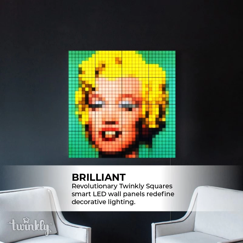 Twinkly Squares - Extension Pack - App-Controlled LED Panels - RGB Pixels 3 Twinkly Squares - Extension Pack - App-Controlled LED Panels - RGB Pixels - Image 3