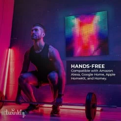 Twinkly Squares - Extension Pack - App-Controlled LED Panels - RGB Pixels 23 Twinkly Squares - Extension Pack - App-Controlled LED Panels - RGB Pixels -Lighting Decoration Store twq064stw 07 bus 8 1