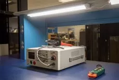 24" Under Cabinet LED Lighting Fixture With Selectable Color Temperature Switch - 825 Lumens - 4000K/3000K/2700K - Selectable White -Lighting Decoration Store uc 37td3c24 work bench close up cct