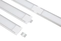 12" LED Under Cabinet Light Kit - 3-Piece - Tool-Free Install - Hands Free On/Off - 750 Lumens - 3000K/4000K -Lighting Decoration Store uctf xk9 3kit connected how to