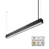 4’ LED Linear Up/Down Pendant Light - Selectable Wattage And CCT - Up To 6,500 Lumens - 30W / 40W / 50W - 3500K / 4000K / 5000K - Black
