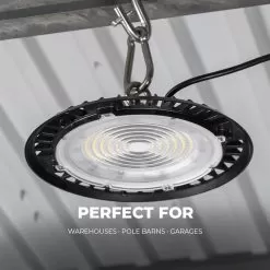 LED UFO High Bay - 150 Watt - Slim - 17,250 Lumens - 400 Watt Metal Halide Equivalent - 5000K -Lighting Decoration Store uhbc 50k150 bldob perfect for 1