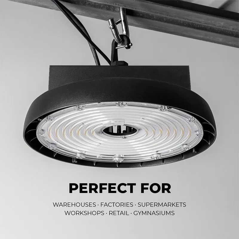 High Voltage 300W UFO LED High Bay With Reflector - 42,000 Lumens - 1,000W MH Equivalent - 5000K 6 High Voltage 300W UFO LED High Bay With Reflector - 42,000 Lumens - 1,000W MH Equivalent - 5000K - Image 6