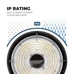 80W UFO LED High Bay With Reflector - 11,200 Lumens - 175W MH Equivalent - 5000K -Lighting Decoration Store uhbd s1 50k80 80h r1 built tough 1