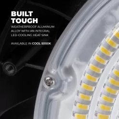 80W UFO LED High Bay With Reflector - 11,200 Lumens - 175W MH Equivalent - 5000K -Lighting Decoration Store uhbd s1 50k80 80h r1 super bright 1