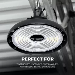 100W UFO LED High Bay - 14000 Lumens - 250W MH Equivalent - 4000K/5000K 15 100W UFO LED High Bay - 14000 Lumens - 250W MH Equivalent - 4000K/5000K -Lighting Decoration Store uhbd s1 xk100 80h r1 perfect for