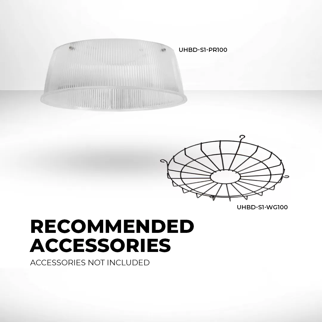 100W UFO LED High Bay - 14000 Lumens - 250W MH Equivalent - 4000K/5000K 6 100W UFO LED High Bay - 14000 Lumens - 250W MH Equivalent - 4000K/5000K - Image 6