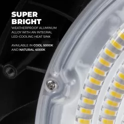 150W UFO LED High Bay With Reflector - 21,000 Lumens - 400W MH Equivalent - 4000K / 5000K -Lighting Decoration Store uhbd s1 xk150 80h r1 super bright 6