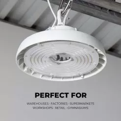 150W UFO LED High Bay - 21,000 Lumens - 400W MH Equivalent - 5000K -Lighting Decoration Store uhbd s1 xk150 80hwhite r1 perfect for