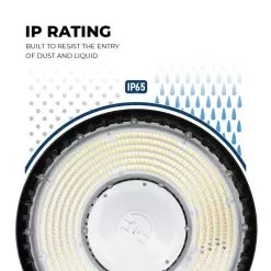 LED UFO High Bay - Field Selectable Power And Color - Up To 33,600 Lumens - Optional Motion Sensor - 150W / 200W / 240W - 3500K / 4000K / 5000K -Lighting Decoration Store uhbd s2 sw3c240w h ip rating up1