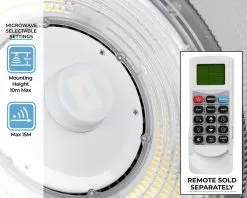 LED UFO High Bay With Reflector - Field Selectable Power And Color - Up To 33,600 Lumens - Optional Motion Sensor -Lighting Decoration Store uhbd s2 sw3c240w mw 1