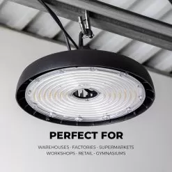 200W High Temperature UFO LED High Bay Light - 28,000 Lumens - 750W MH Equivalent - 5000K -Lighting Decoration Store uhbdt s1 50k200 80h perfect