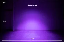 510W Full-Spectrum LED Grow Light - 12-Band Multi Spectrum - Selectable Vegetation And Bloom Switches - GLR-510W12F-VBD -Lighting Decoration Store veg