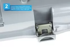 T8 Vapor Tight LED Linear Fixture For 2 LED T8 Tubes - Industrial LED Light - 4' Long - Fixture -Lighting Decoration Store vtlf 2t8 how to step 2