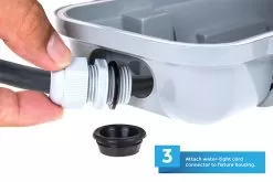 T8 Vapor Tight LED Linear Fixture For 2 LED T8 Tubes - Industrial LED Light - 4' Long - Fixture -Lighting Decoration Store vtlf 2t8 how to step 3