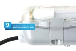 T8 Vapor Tight LED Linear Fixture For 2 LED T8 Tubes - Industrial LED Light - 4' Long - Fixture -Lighting Decoration Store vtlf 2t8 how to step 9