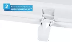 T8 Vapor Tight LED Linear Fixture For 4 LED T8 Tubes - Industrial LED Light - 4' Long - Fixture -Lighting Decoration Store vtlf 4t8 how to step2