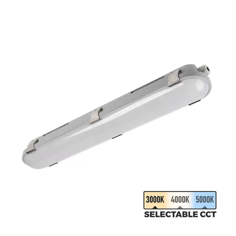 2-Foot Vapor Tight LED Linear Light - Selectable CCT - 25W - 3,200 Lumens - 3000K / 4000K / 5000K 1 2-Foot Vapor Tight LED Linear Light - Selectable CCT - 25W - 3,200 Lumens - 3000K / 4000K / 5000K