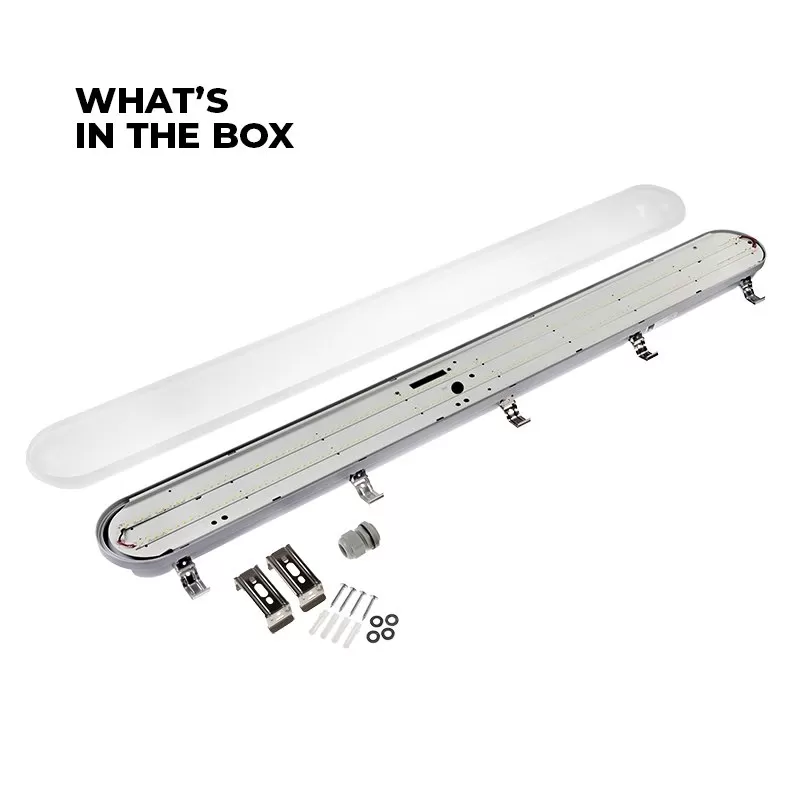 40W LED Linear Vapor-Proof Light - 4ft - 5,200 Lumens - 4000K / 5000K 3 40W LED Linear Vapor-Proof Light - 4ft - 5,200 Lumens - 4000K / 5000K - Image 3