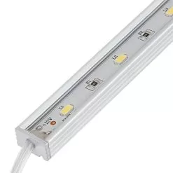 Waterproof Linear LED Light Bar Fixture With DC Barrel Connectors - 415 Lm/ft